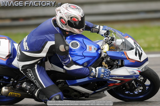 2008-05-11 Monza 3225 Suzuki GSX R European Cup - Lucas De Carolis